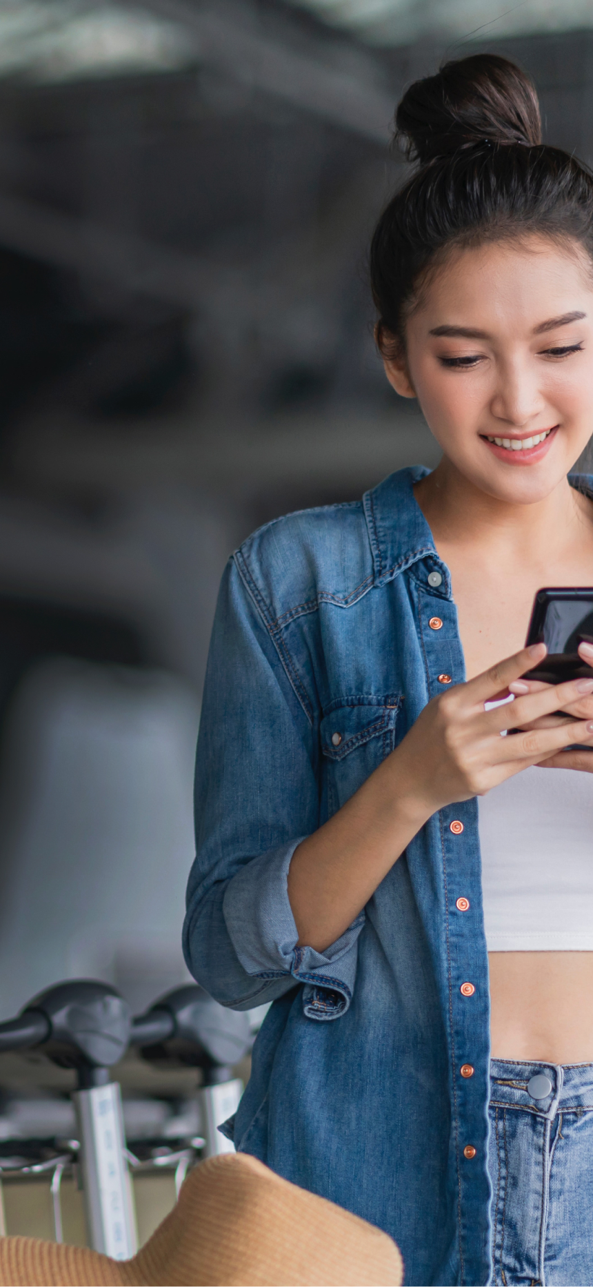 Woman with a phone